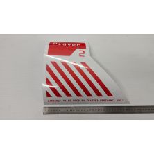 TB HOLDER DECAL RED